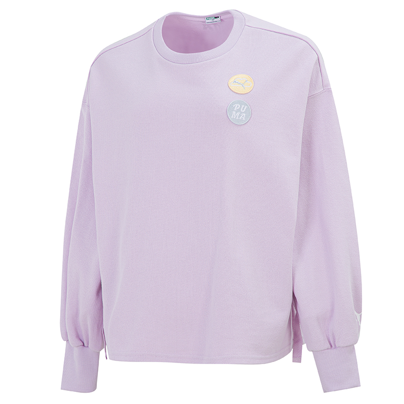 彪马PUMA Drawstring Crew女卫衣-毛圈536095-17